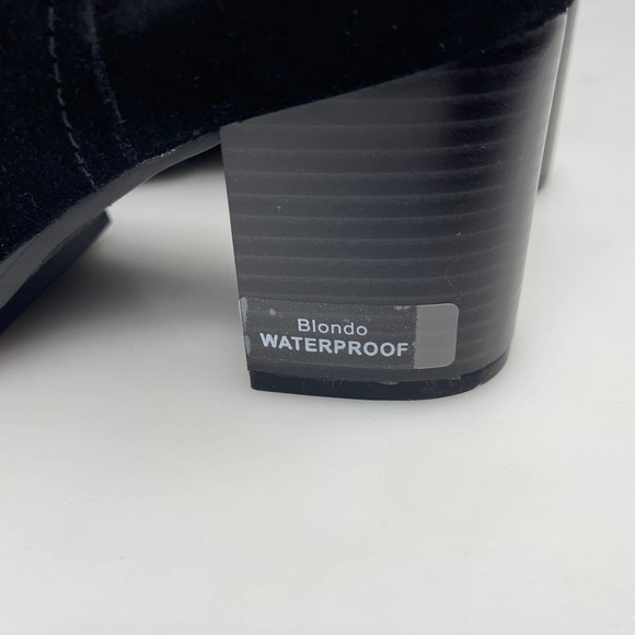Blondo Tia Sherpa Cuff Ankle Booties in Black Size 8.5 New Retail $160 - Picture 7 of 9